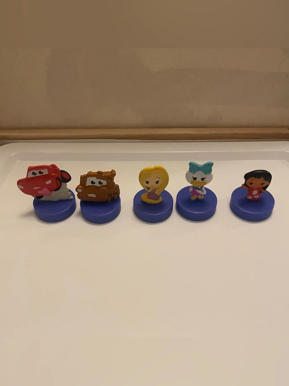 Lot of 5 Disneyland  70th Anniversary McDonald's Happy Meal Toys Cars Mater